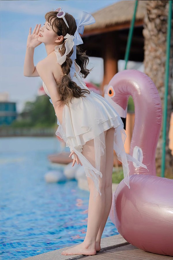 ロリータ 水着 レディース 2タイプ タンキニ ワンピース水着 服