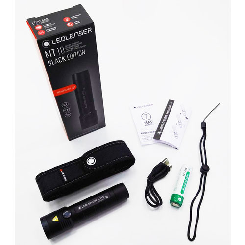 LEDLENSER LED懐中電灯/フラッシュライト MT10 Black Edition