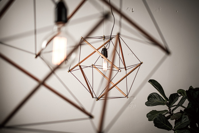 エル・コミューン　アンパサンドファクトリー TENSEGRITY FLOOR LIGHT LARGE WH フロアライト コンセント・中間スイッチ付き ホワイト ランプ別売り　AMP-L052_5
