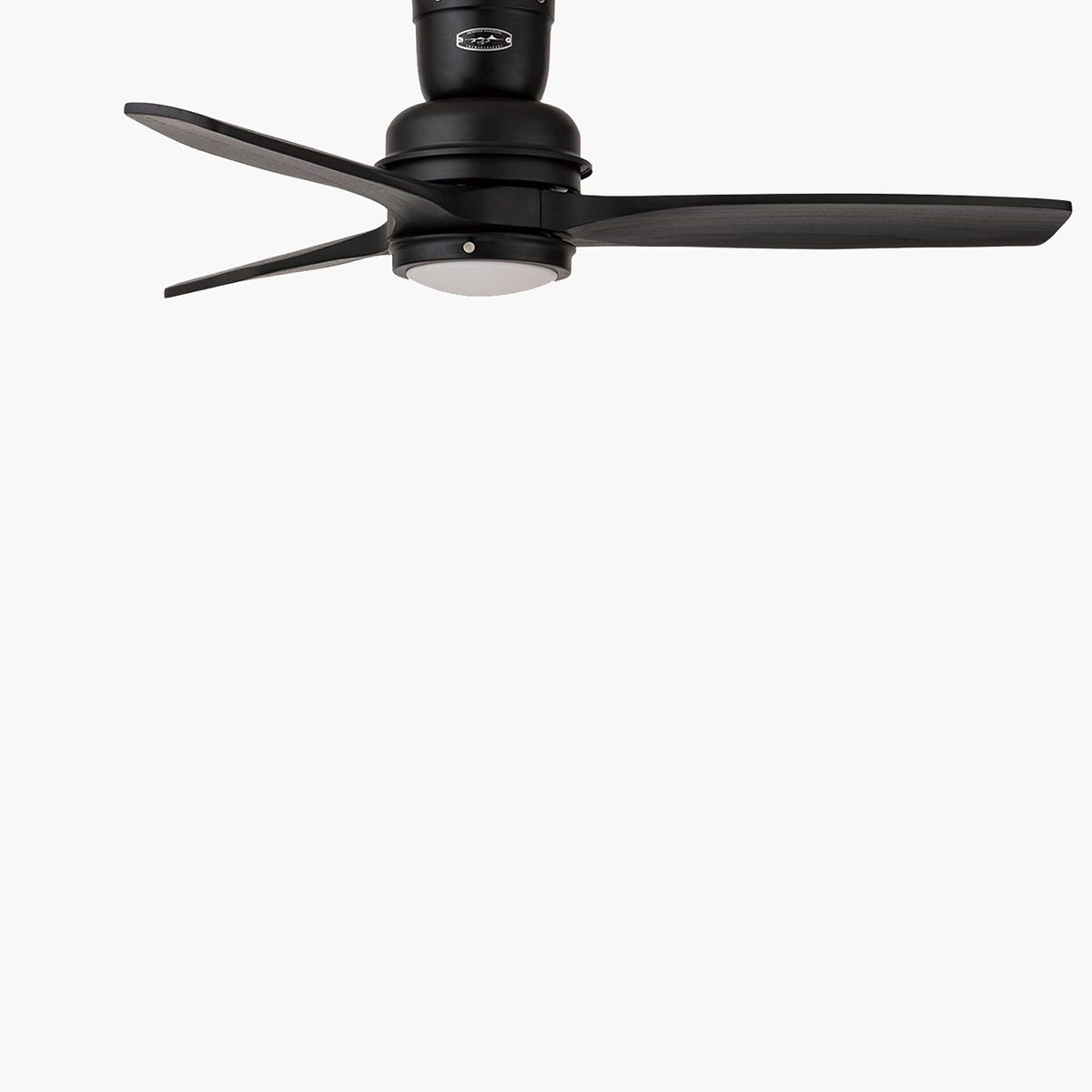 ＨＥＲＭＯＳＡ　ハモサ　シーリングファン BAR WOOD CEILING FAN 引掛シーリング LED 電球色 リモコン付 ブラック　CF-006DCBK
