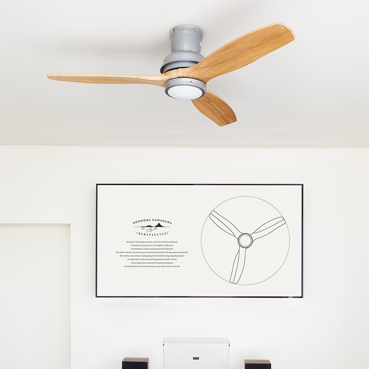 HERMOSA ハモサ シーリングファン BAR WOOD CEILING FAN 引掛