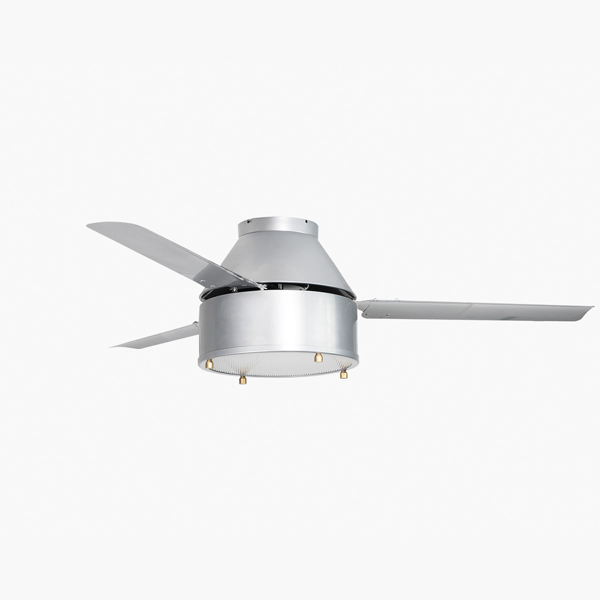 ＨＥＲＭＯＳＡ ハモサ　シーリングファン NEIL CEILING FAN 引掛シーリング LED 調光調色機能付(電球色・温白色・昼白色) リモコン付 シルバー　CF-008SV