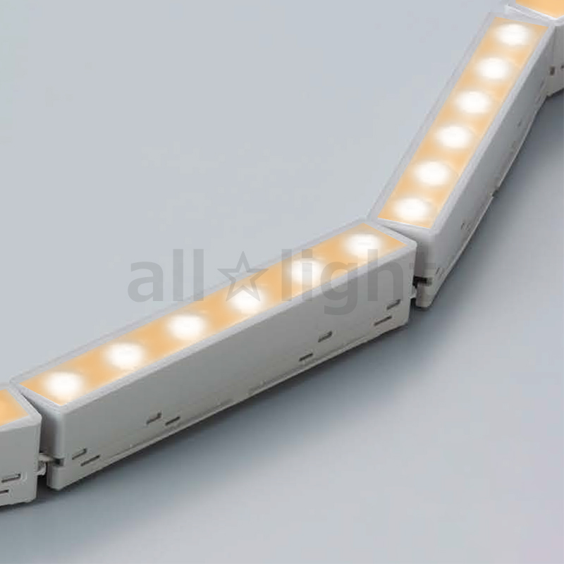 ＤＮライティング　チェーンLEDモジュール CHC-LED N20 電源装置別売 ナロー配光 磁石付 500mm(5ユニット) 電球色 高演色　CHC-LED500H27N20-MG ※受注生産品