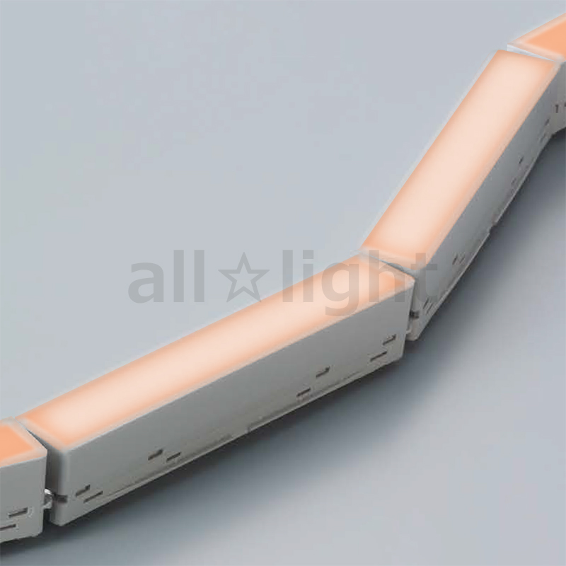 ＤＮライティング　チェーンLEDモジュール CHC-LED F 電源装置別売 ワイド配光タイプ 磁石付 500mm(5ユニット) 電球色2200K　CHC-LED500H22F-MG ※受注生産品
