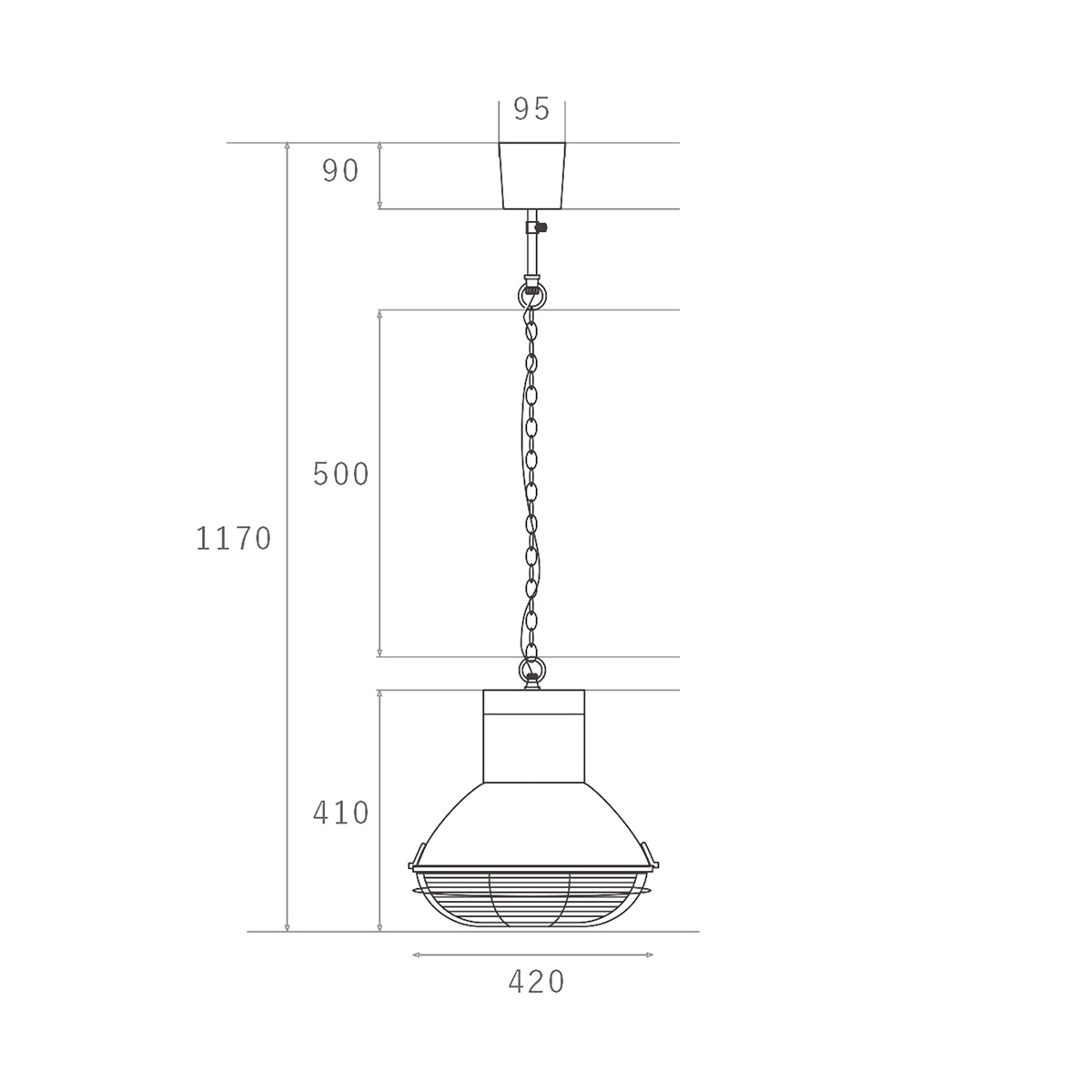 ＨＥＲＭＯＳＡ ハモサ ペンダントライト PASADENA LAMP（パサデナランプ） 引掛けシーリング 白熱電球付き 電球色 〜4.5畳 silver（シルバー） CM-005SVの画像