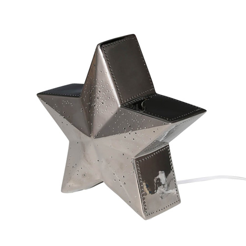 DULTON　ダルトン PORCELAIN STAR LIGHT CHROME フロアライト デスクランプ クローム E17 ランプ別売　CMD-0910CR