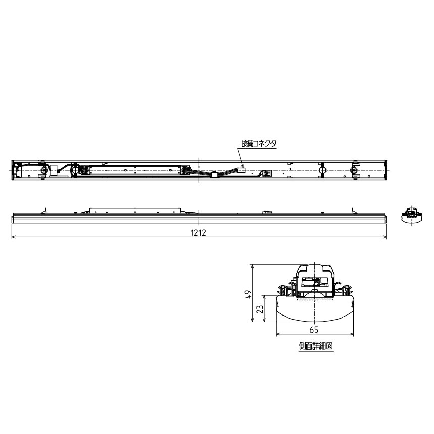 三菱（MITSUBISHI） LEDベースライト Myシリーズ ライトユニット 40形