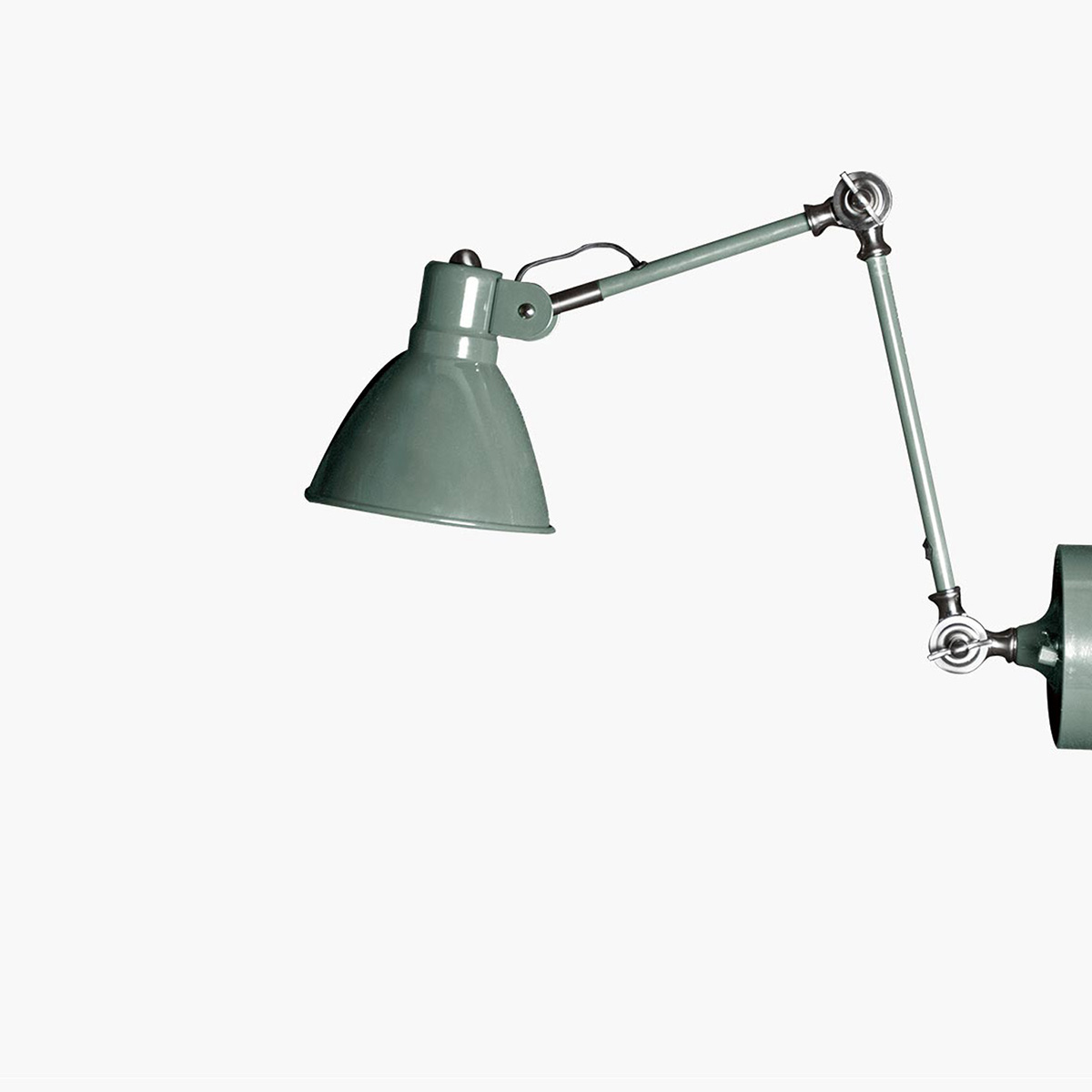 ＨＥＲＭＯＳＡ　ハモサ　ブラケット INDUSTRY WALL LAMP 白熱電球付 電球色 〜4.5畳 LED対応 コンセントタイプ(中間スイッチ付) サックス　EN-007WSX