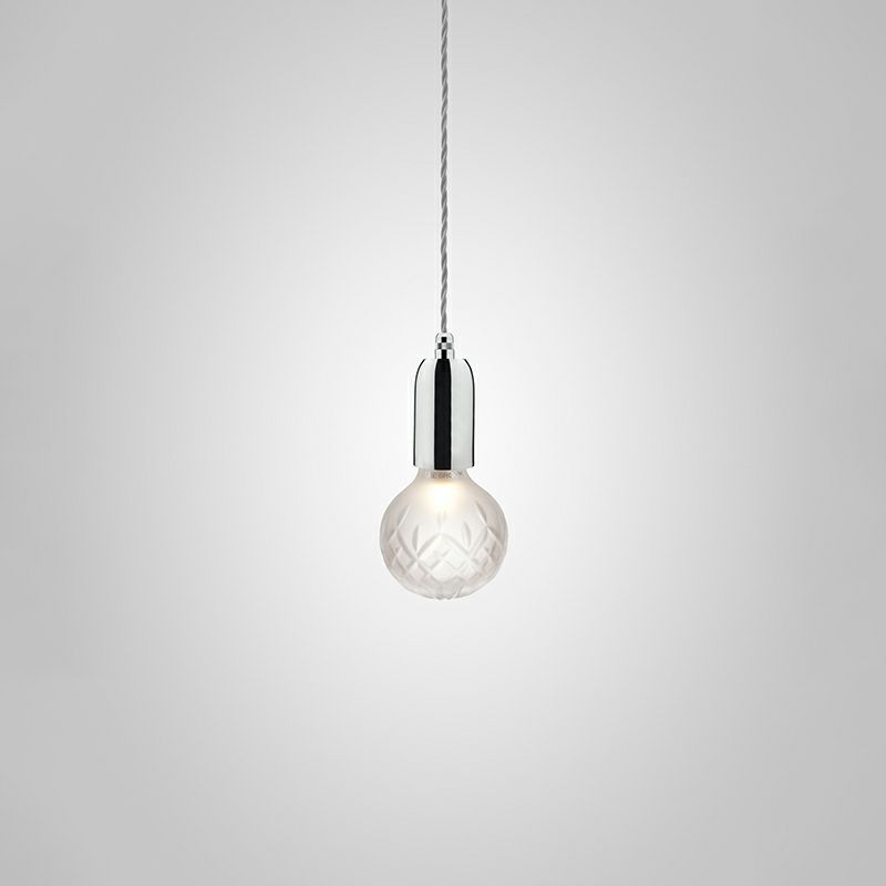 ＬＥＥ ＢＲＯＯＭ　リー・ブルーム ペンダントライト 天井直付 LED電球付 ポリッシュドクローム　FROST CRYSTAL BULB PENDANT POLISHED CHROME｜alllight