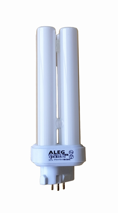 ALEG コンパクト形蛍光ランプ 5000K 3波長形昼白色 18W形 GY10q-3口金 