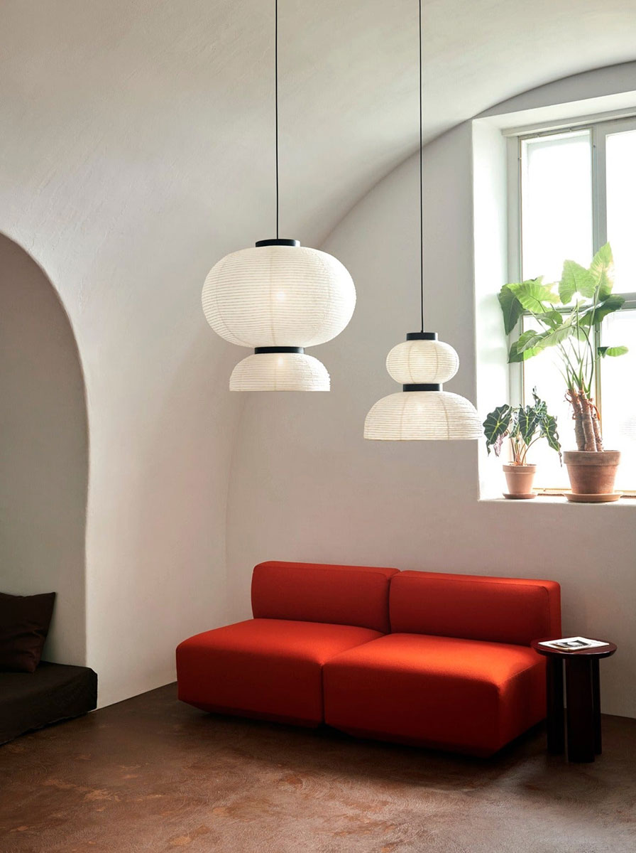 ＆トラディション　ペンダントライト 引掛シーリング LEDランプ別売(E26×2) アイボリー　FORMAKAMI PENDANT JH4 (IVORY)_6