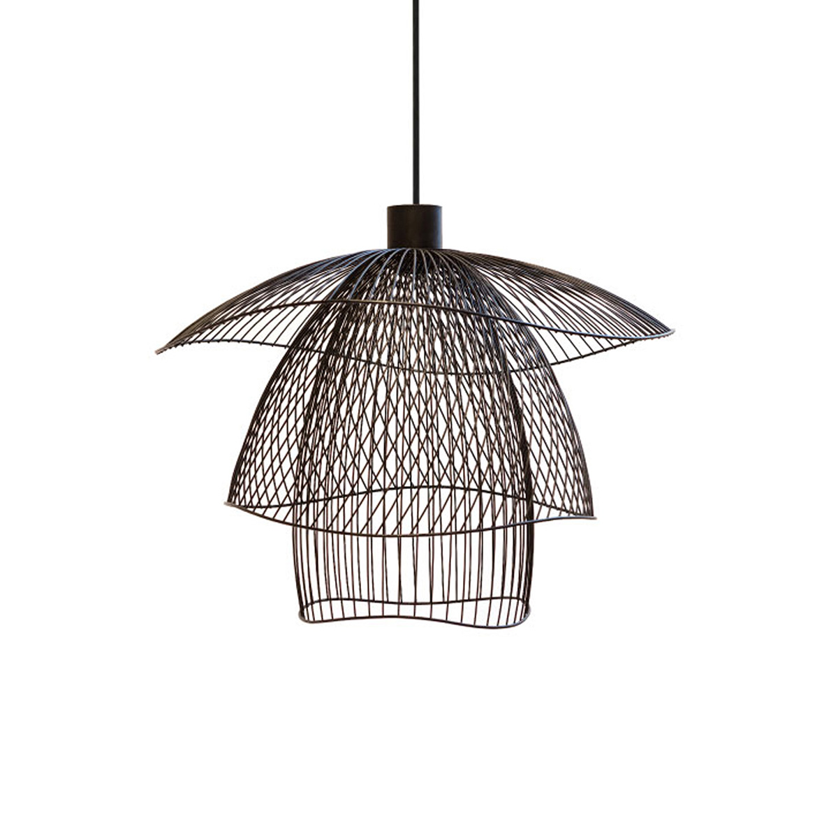 ロイヤルファニチャー　FORESTIER SUSPENSION PAPILLON SMALL ペンダントライト 引掛シーリング ランプ別売 ブラック　FO_PAPILLON-P-BK-S