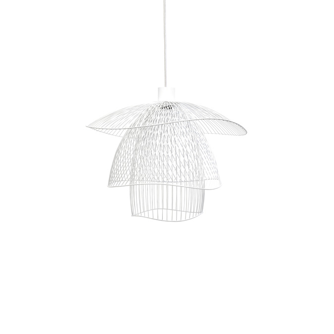 ロイヤルファニチャー　FORESTIER SUSPENSION PAPILLON SMALL ペンダントライト 引掛シーリング ランプ別売 ホワイト　FO_PAPILLON-P-WH-S