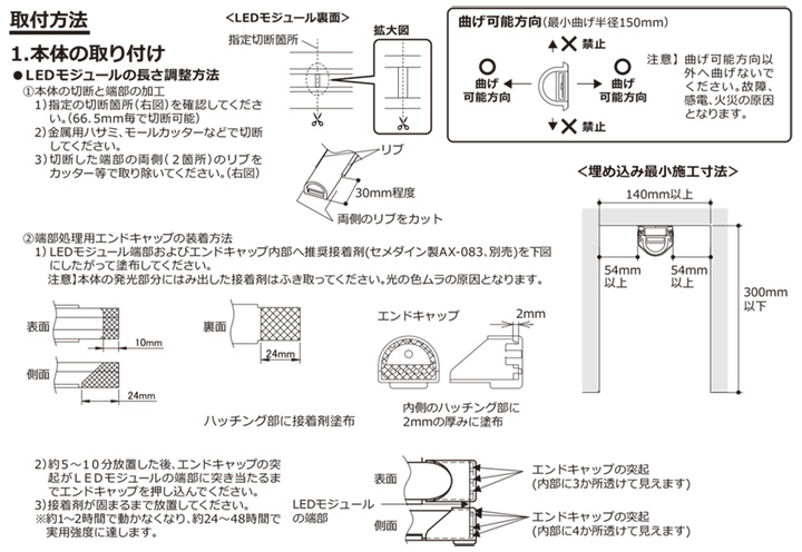 ＤＮライティング 屋外用フレキシブルLEDモジュール FXA-T28-WP 電源