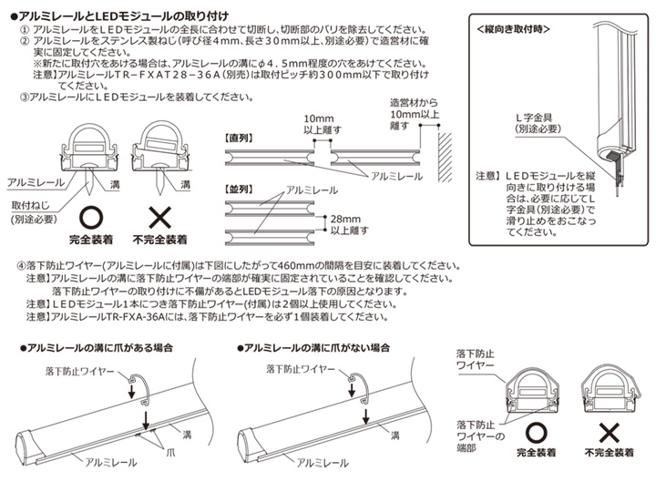 ＤＮライティング 屋外用フレキシブルLEDモジュール FXA-T28-WP 電源