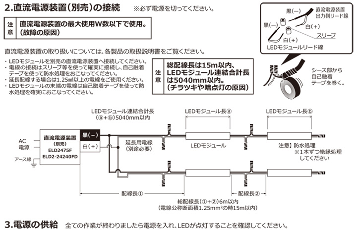 ＤＮライティング 軒下用フレキシブルLEDモジュール 高照度 FXH-LED-WP