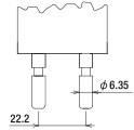 松村電機 JP型ハロゲン電球 100V 1500W 3200K 200h G22口金 JP100V1500WC/MG22Aの画像