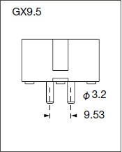 ＵＳＨＩＯ スタジオ用ハロゲンランプ ＪＣＳ １００Ｖ １０００Ｗ