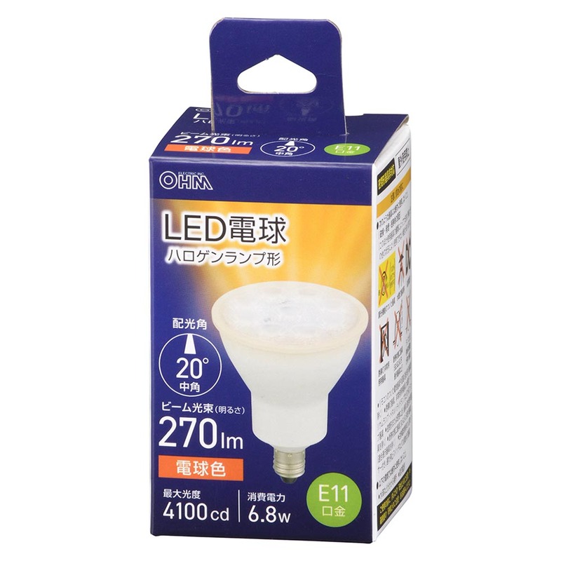 I[d@@LEDd@nQv`@100W`@50(50mm)@E11@6.8W@820lm@dF@p(22°)@LDR7L-M-E11 5 (06-4727)