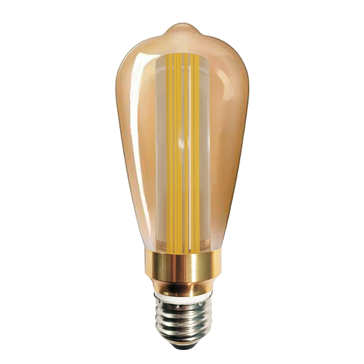 LEDスポットライト　3台セット電球色 AS43973 定価¥50,000-以上 東京メタル工業 LED電球 レトロ電球 エジソン形 ST64 電球色1800K 広配