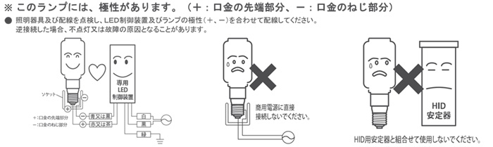 岩崎　レディオック LEDライトバルブ 電源別置形 水銀ランプ100W相当 ユニバーサル点灯 24W E26 昼白色 4000lm 電源別売り　LDTS24N-GA