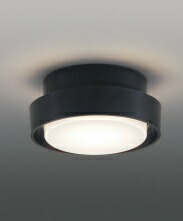 東芝 LEDアウトドア 軒下シーリングライト 天井・壁面兼用 LEDユニットフラット形適合 黒(ブラック) ランプ別売 LEDG85917(K)