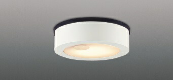 東芝　住宅用照明器具 LEDアウトドアシーリング センサー付 LED一体形 ON/OFFセンサータイプ 白熱灯器具100Wクラス 電球色（2700K） 白　LEDG87904YL-LS