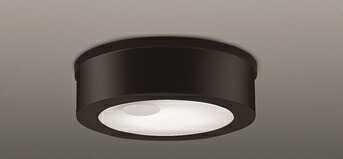 東芝　住宅用照明器具 LEDアウトドアシーリング センサー付 LED一体形 ON/OFFセンサータイプ 白熱灯器具100Wクラス 昼白色（5000K） 黒　LEDG87904YN(K)-LS