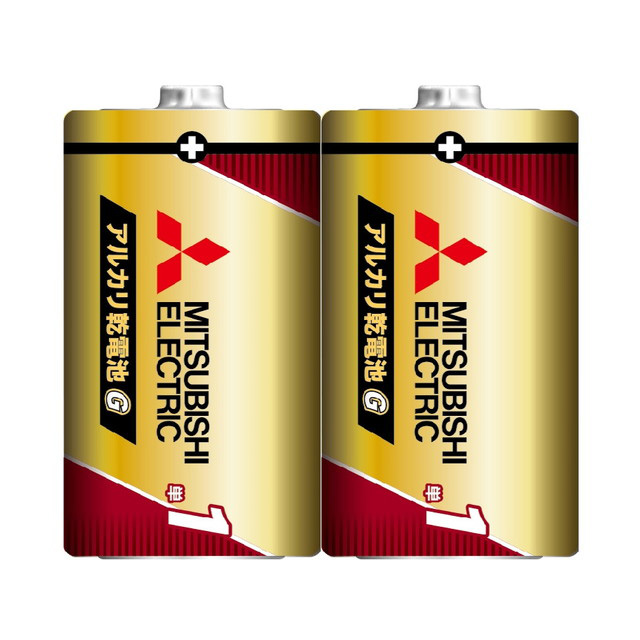 三菱　アルカリ乾電池Ｇ　アルカリ単１電池　［２個入り］　LR20GR/2S｜alllight