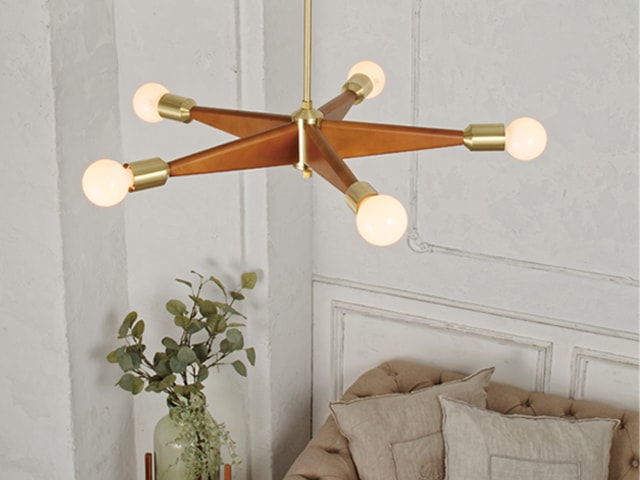 インターフォルム　INTERFORM　Lindenhurst リンデンハースト　ペンダントライト　E26　ブラウン　引掛けシーリング　白熱電球付き（クリア）　LT-3407 |  | 01