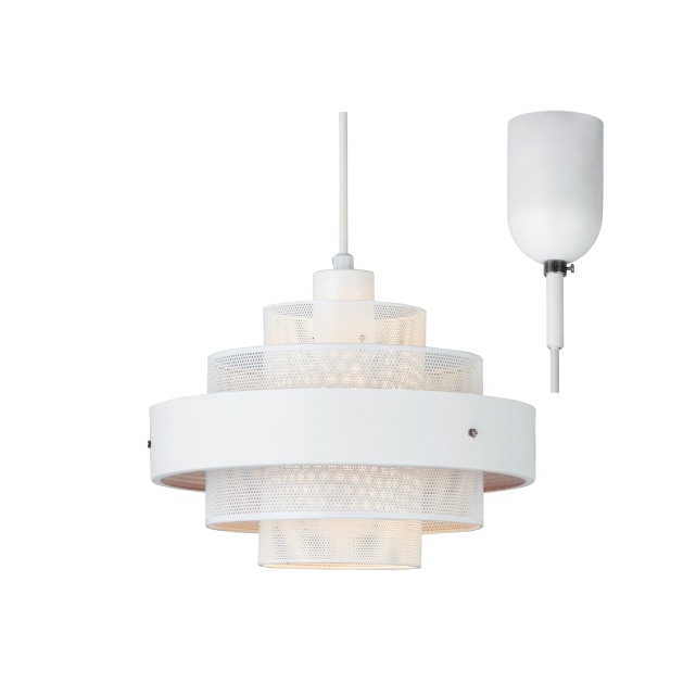 インターフォルム INTERFORM Ivonne イヴォンネ ペンダントライト E26 トゥルーホワイト 引掛けシーリング 白熱電球付き LT-4532WH