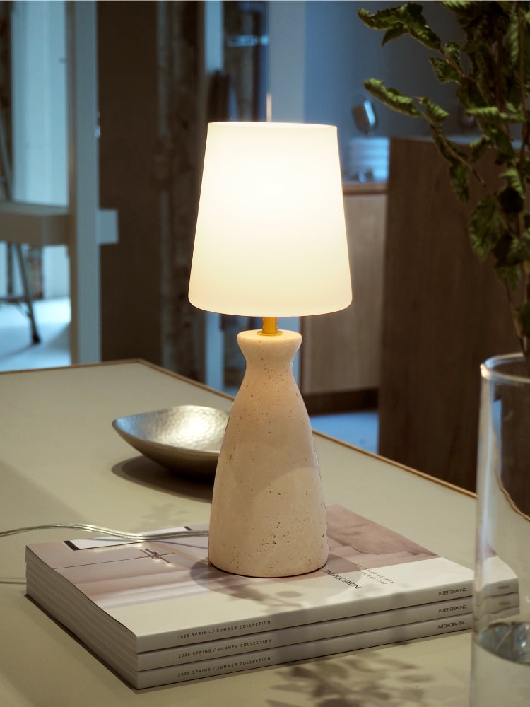 インターフォルム INTERFORM Tofus トーフス テーブルライト E17 LED