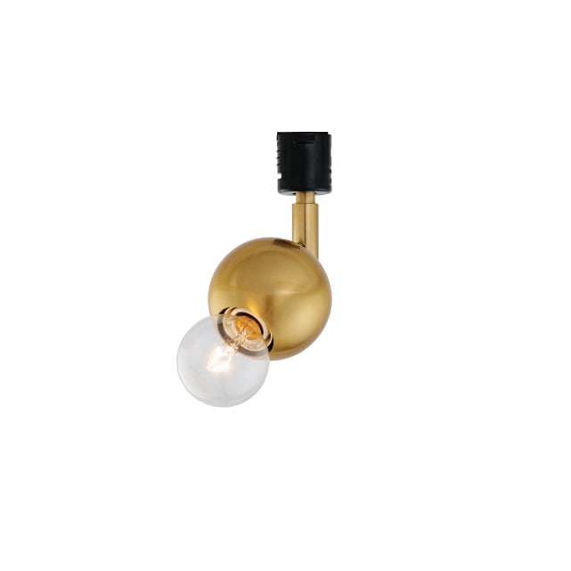 インターフォルム　INTERFORM Kimales キマレス スポットライト E17 ゴールド 配線ダクトレール LED電球付き 電球色　LT-4612GD