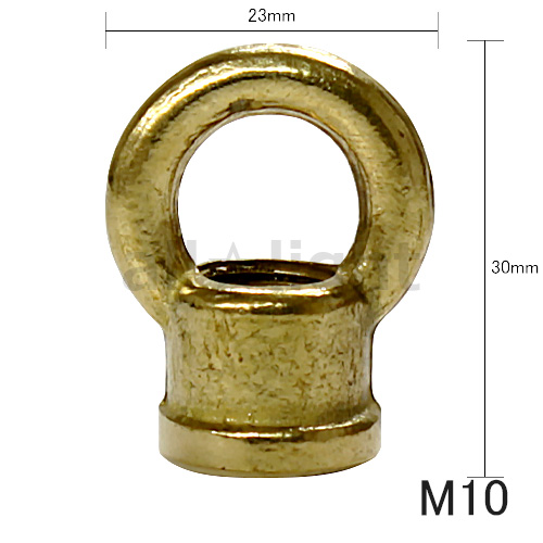 ★　ループ　M10　真鍮製　W23mm×H30mm　M10 BRASS LOOP |  | 02