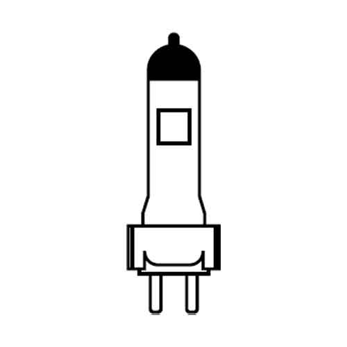 丸茂電機　スタジオ用ハロゲン電球　G22口金　2000W　クリア　JP100V2000W/G-D