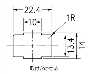 ★　補修用コンセント はめ込みコンセント 角形 白 取付方法スナップイン 定格12A-125V　MC-22 |  | 05