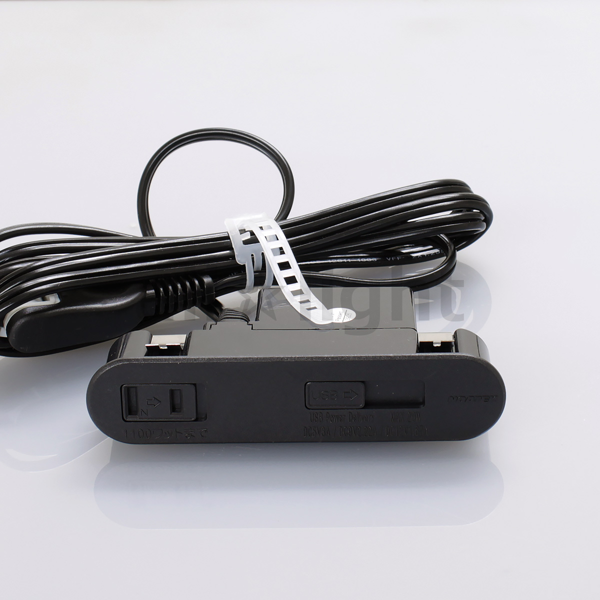 NOATEK（ノアテック） ノア 家具用コンセント(什器用) 1ヶ口スライド