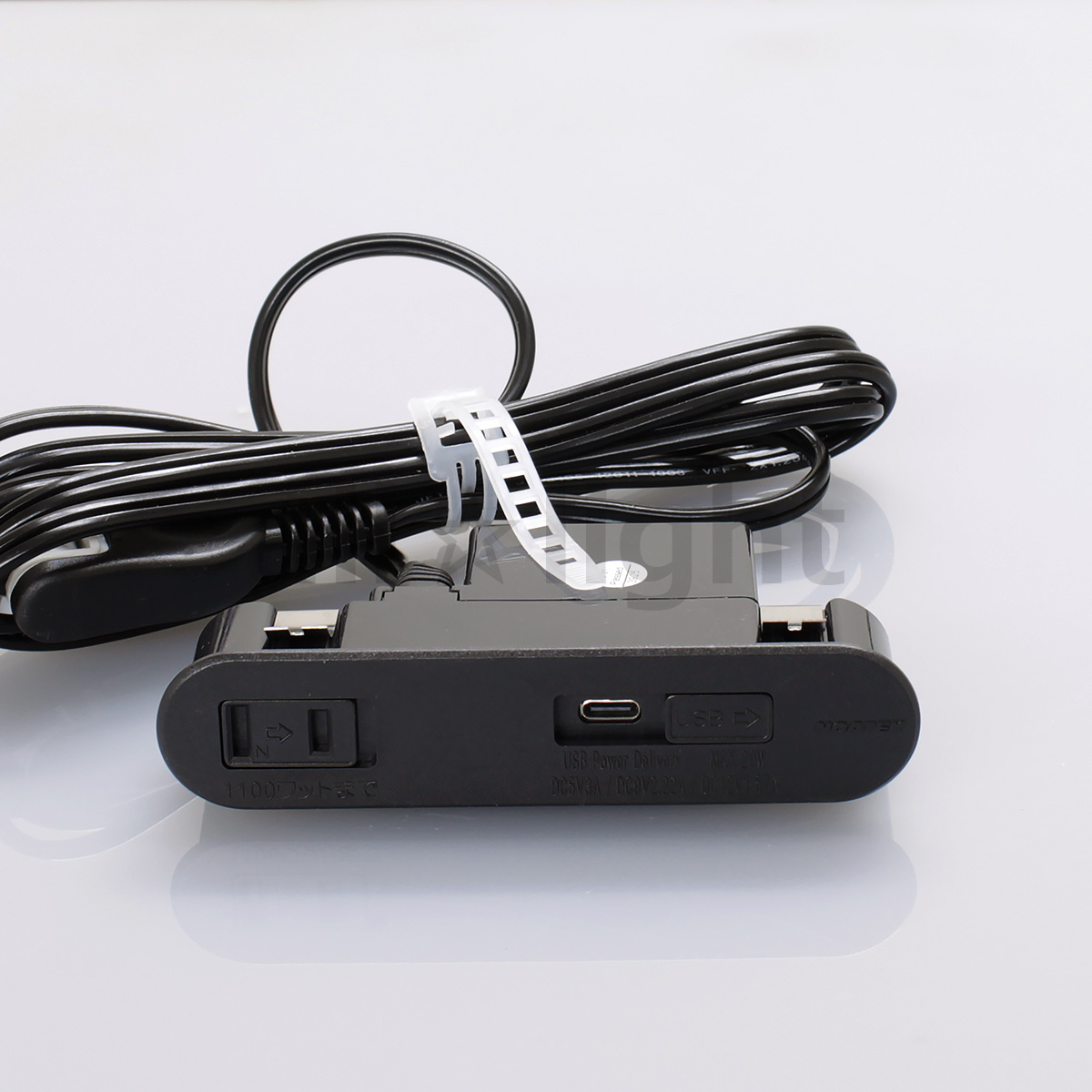 NOATEK（ノアテック） ノア 家具用コンセント(什器用) 1ヶ口スライド