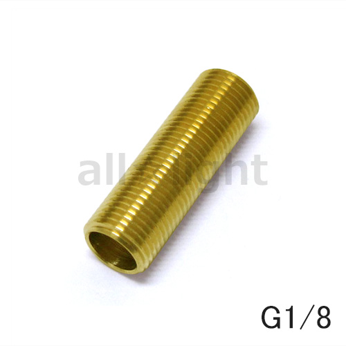☆ G1/8(PF1/8)ニップル 真鍮製 全長30mm G1/8(PF1/8)NIPPLE30mm ≪30