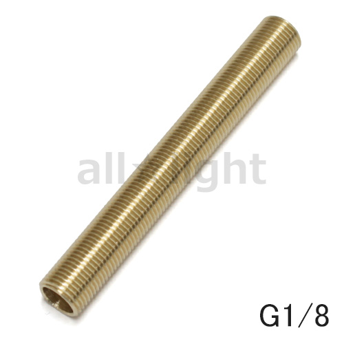 ☆ G1/8(PF1/8)ニップル 真鍮製 全長75mm G1/8(PF1/8)NIPPLE75mm