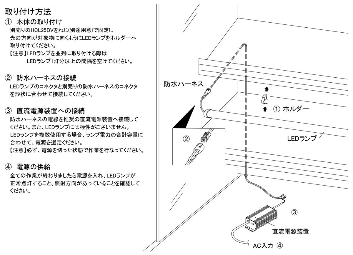 プリンス　LED棚照明器具 ディーライン 冷ケース用照明 Nシリーズ CLタイプ 全長1200mm 電球色 2700K　NR1200L/24CL-1  ※受注生産品