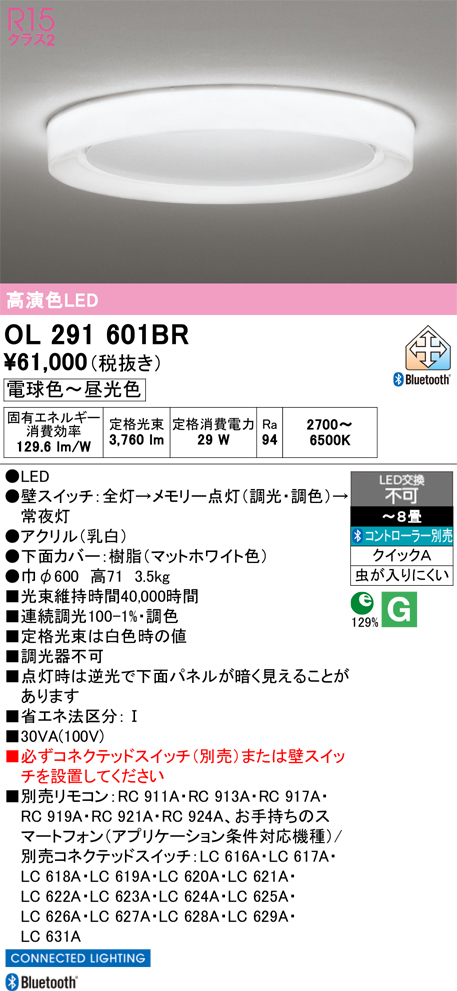 ODELIC（オーデリック） シャンデリア シーリングライト LED一体型