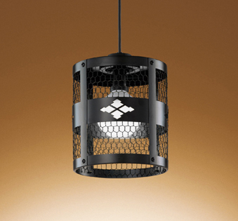 ＯＤＥＬＩＣ　和風照明　ペンダントライト　引掛シーリング　高演色LED　LEDランプ付　白熱灯器具60W相当　非調光　昼白色5000K　OP035414NR