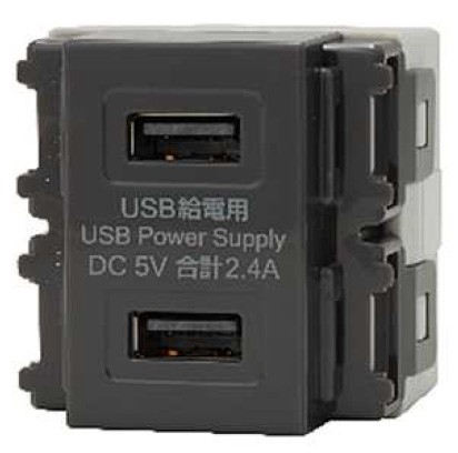 神保電器 ニューマイルドビー 埋込USB給電用コンセント TypeC+
