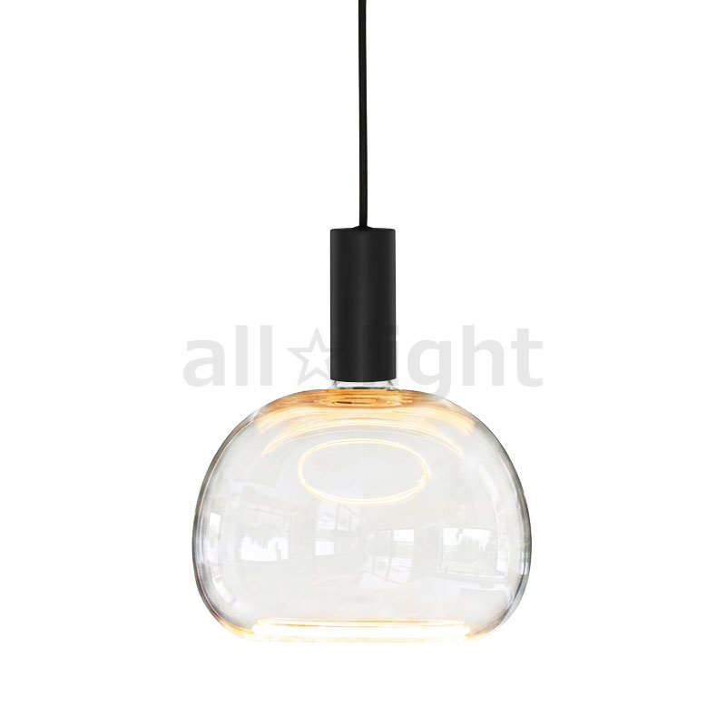 ｗｅｌｌ ｌｉｔ　ウェルリット ペンダントライト+LEDランプセット 調光 引掛シーリング 430lm 6W 電球色2200K　SPIN PENDANT BLACK+AZURE SOFT