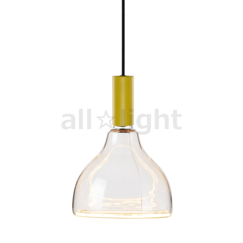 ｗｅｌｌ ｌｉｔ　ウェルリット ペンダントライト+LEDランプセット 調光 引掛シーリング 440lm 6W 電球色2200K　SPIN PENDANT MERRILY CELERY+AZURE S-CURVE