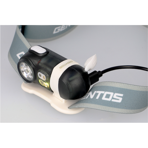 ＧＥＮＴＯＳ　Star gazerシリーズ 薄型LEDヘッドライト 高輝度チップタイプ白色LED・暖色LED・赤色LED IPX5 最大550lm USB充電式(Type-C)　STG-02R | GENTOS | 01