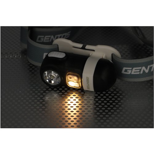 ＧＥＮＴＯＳ　Star gazerシリーズ 薄型LEDヘッドライト 高輝度チップタイプ白色LED・暖色LED・赤色LED IPX5 最大550lm USB充電式(Type-C)　STG-02R | GENTOS | 07
