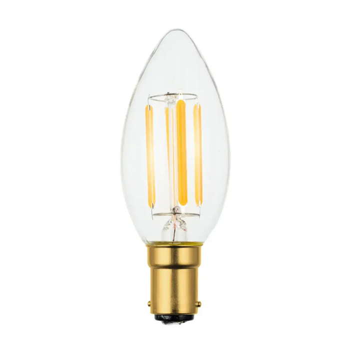 スワン電器 SWAN LED SWAN BULB DC24V DALI / PWM シャンデリア形 30W形相当 B15D 3.6W ...