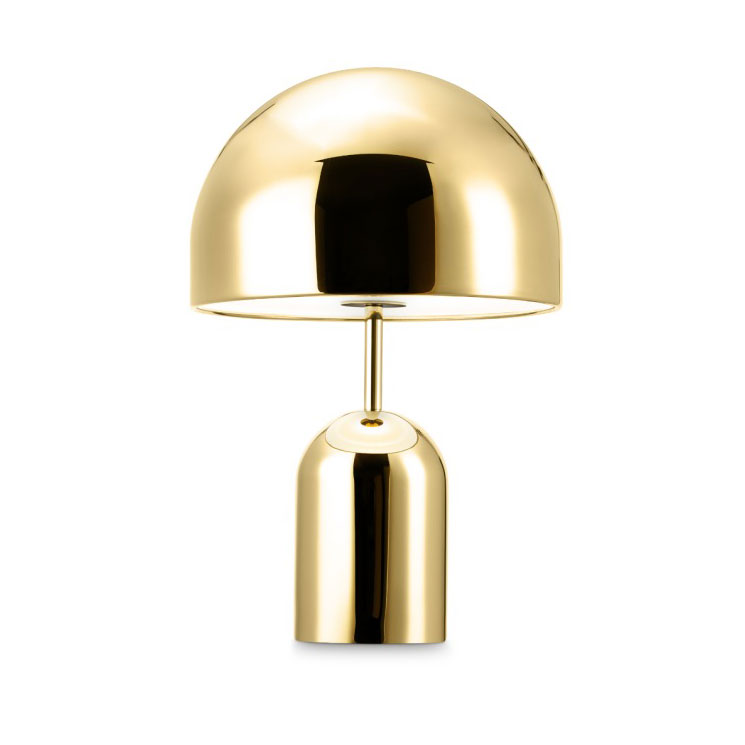 Ｔｏｍ Ｄｉｘｏｎ　トム・ディクソン テーブルライト ベルLEDテーブル 6W×2 3000K ゴールド LED内蔵 コンセント・調光スイッチ付　BELL LED TABLE GOLD